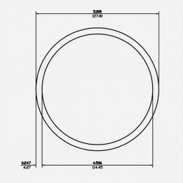 4-1/2" SCH40 5 x 4.506 x .247 20ft