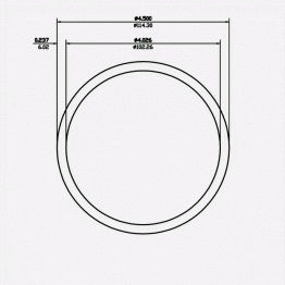 4" SCH40 4-1/2 x 4.026 x .237 6061-T6 Mill Finish 20ft