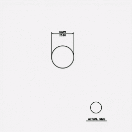 Round Bar 0.625 6061-T6511 Mill Finish 12ft