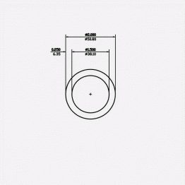 Round Tube 2 X 0.25 6061-T6 Mill Finish 20ft