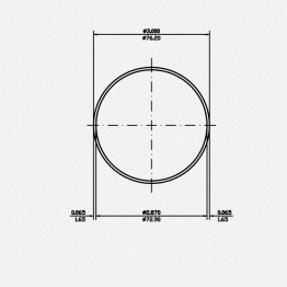 Round Tube 3 X 0.065 6061-T6 Mill Finish 20ft