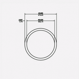 Round Tube 3 X 0.187 6061-T6 Mill Finish 20ft