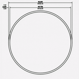 Round Tube 6 X 0.120 6061-T6 Mill Finish 20ft