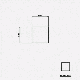 Square Bar 0.75 6061-T6 Mill Finish 20ft