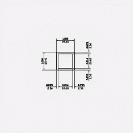 Square Tube SC 1 X 0.095 6063-T5 Mill Finish 21ft