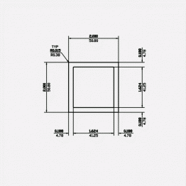 Square Tube SC 2 X 0.188 6061-T6 Mill Finish 20ft